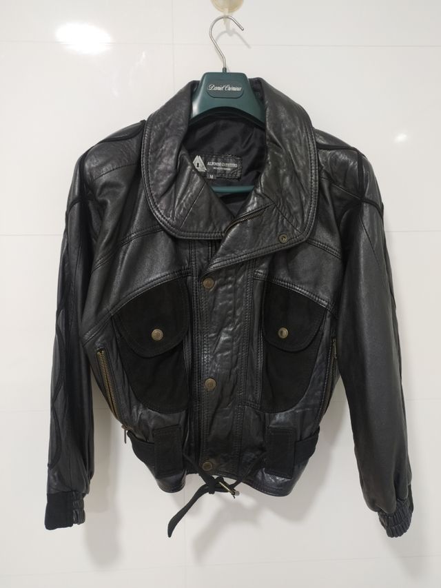 Cazadora Piel Alfonso Zapatero Talla M