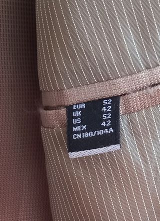 Americana Cortefiel T.52 Marrón