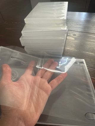 9 Custodie DVD Trasparenti