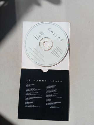 Maria Callas La Mamma Morta CD Single