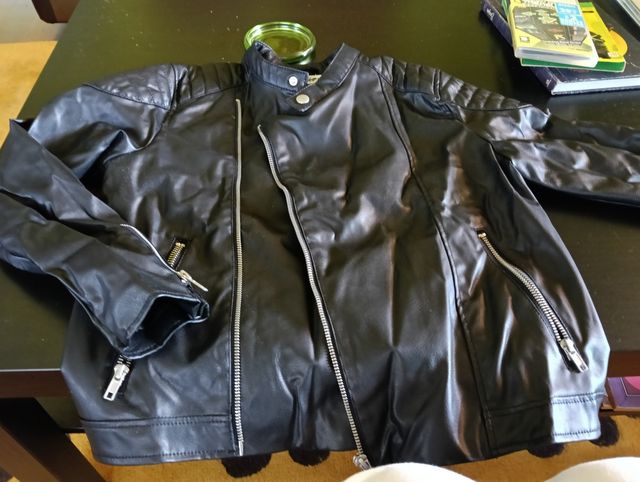 Chaqueta imitación piel niño