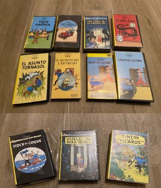 Lote Películas Tintin VHS (Español)