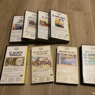 Lote Películas Tintin VHS (Español)