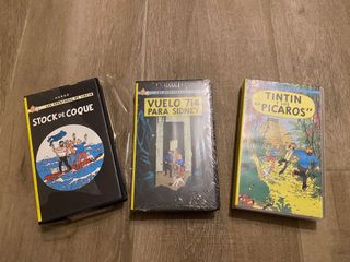 Lote Películas Tintin VHS (Español)