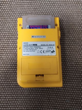 Game boy pocket amarilla buen estado + Tetris