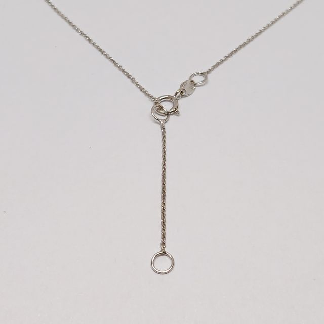 Gargantilla Oro Blanco con Brillantes