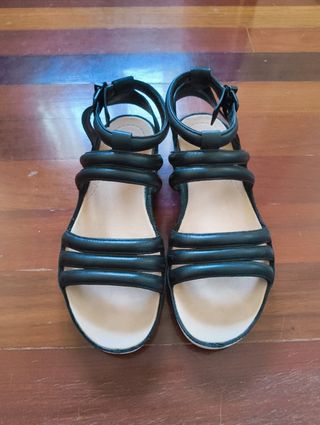 Sandalias Clarks Mujer Negras