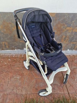 Carro Inglesina Trilogy Azul Marino y Blanco