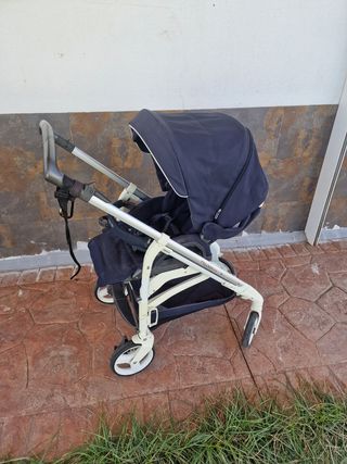 Carro Inglesina Trilogy Azul Marino y Blanco