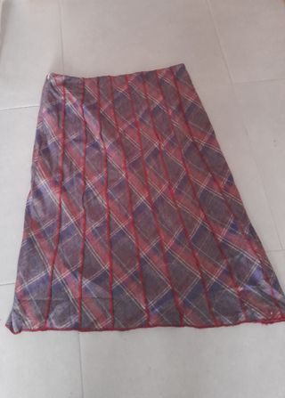 Falda Adolfo Dominguez Talla L Cuadros