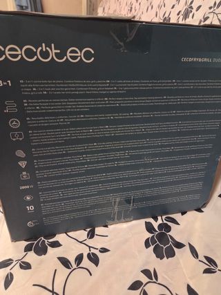 Cecotec Freidora Aire Grill Plancha 10L
