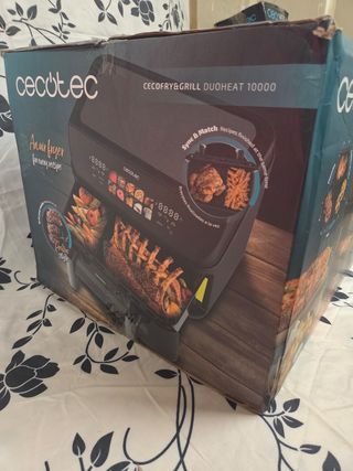 Cecotec Freidora Aire Grill Plancha 10L