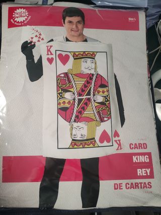 Disfraz Rey de Corazones Talla L