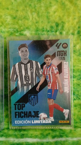 Cromos Fútbol Agüero y Julián Álvarez