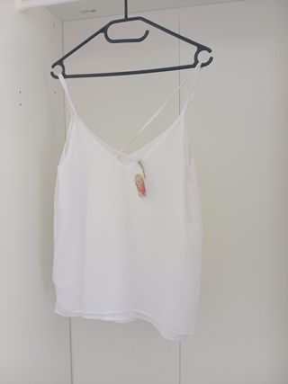 Camiseta de tirantes blanca Precio negociable