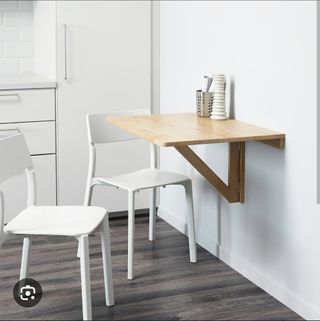 Mesa plegable pared Ikea madera NUEVA SIN MONTAR