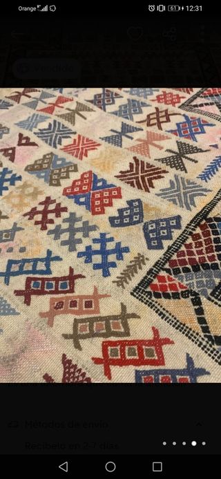 ALFOMBRA KILIM MARRUECOS LES NOMADES 237x148 cm