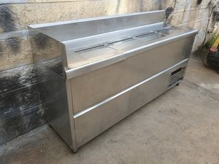 Botellero Nevera Inox 2m 4 Puertas