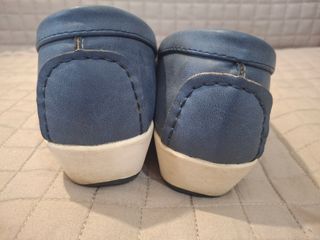 Mocassini donna blu casual comfort