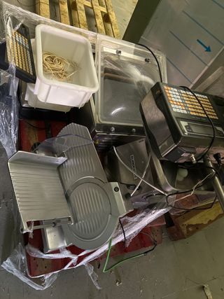Lote de maquinaria para carnicería