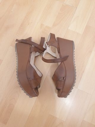 Sandali scarpe Primadonna Pelle Tg 36 made italy