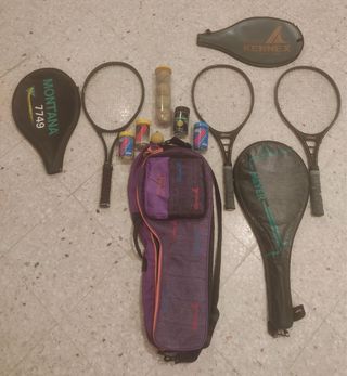 Raquetas Frontenis + Funda + Pelotas