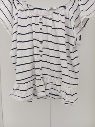 Camiseta Mango Rayas Talla XS