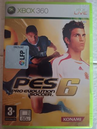 Juego PES 6 Pro Evolution Soccer Xbox 360