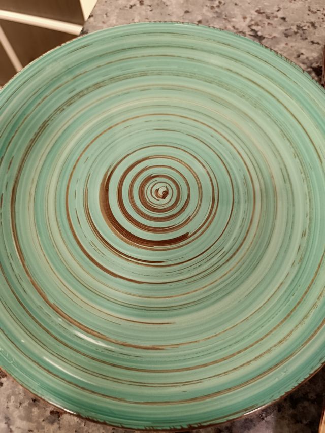 Juego de 6 Platos de Cerámica