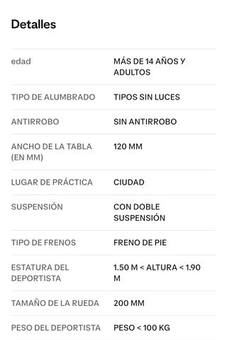 Patinete Plegable Blanco