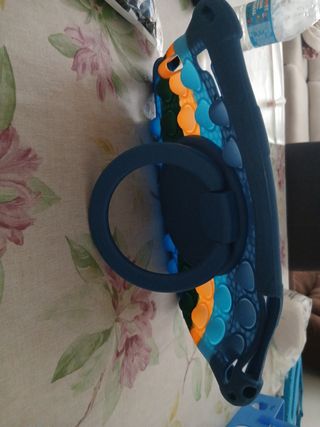 Funda Protectora Tablet Dinosaurio Azul