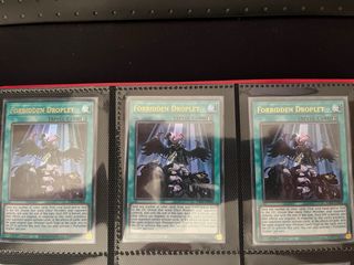 3x Forbidden Droplet Yu-Gi-Oh! Cartas