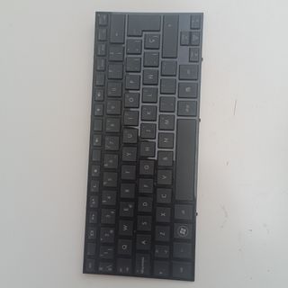 Teclado portátil negro
