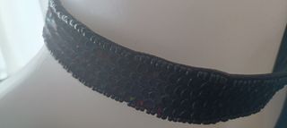 3 Chokers, Gargantillas pegadas cuello, bordadas