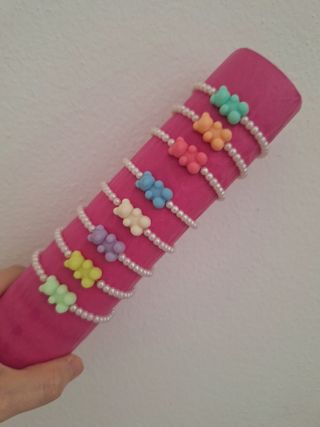 Set 8 braccialetti orsetto per bambina