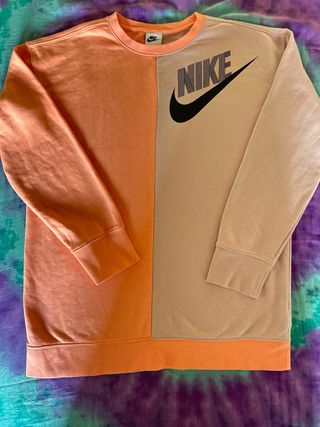 Sudadera Nike Beige y Naranja
