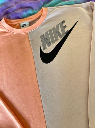 Sudadera Nike Beige y Naranja