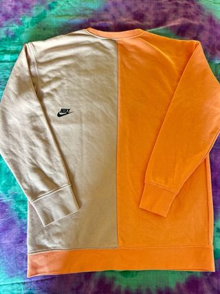 Sudadera Nike Beige y Naranja
