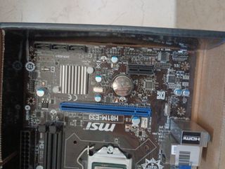Placa Base MSI H81M-E33 + Intel i5-4440