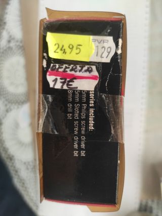 Taladro a pilas Noru con 3 accesorios