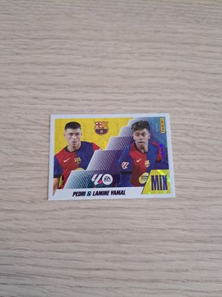 Cromo Pedri y Lamine Yamal Mix Panini