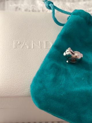 Pandora charm caballo plata