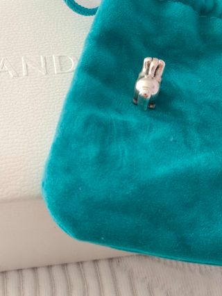 Pandora charm caballo plata