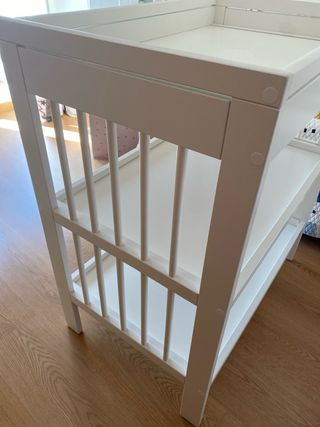 Cambiador bebé IKEA blanco