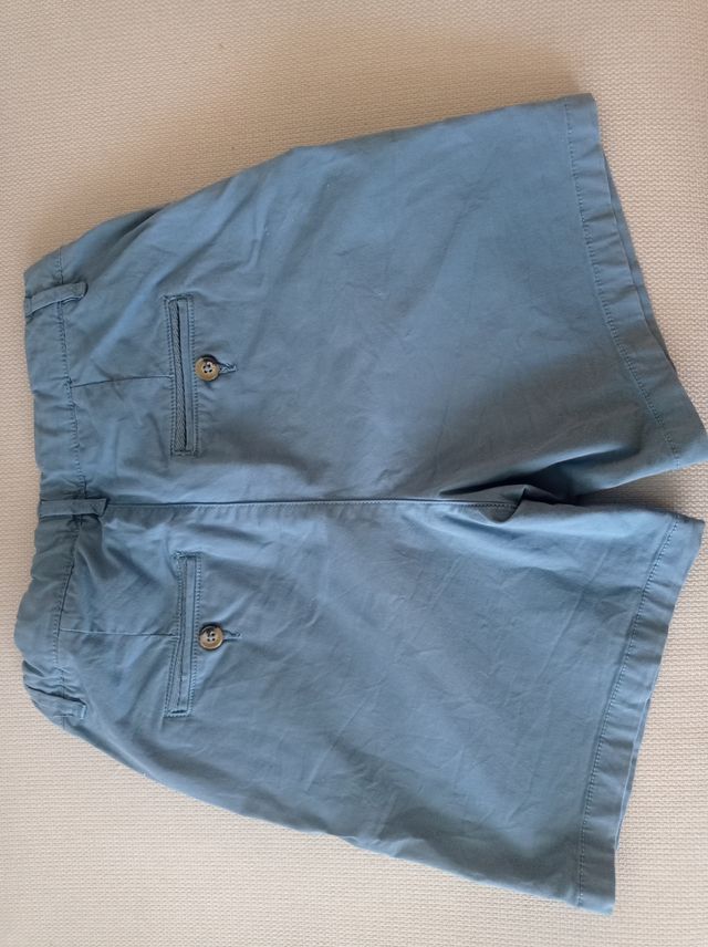 Pantalón corto Gocco niño azul talla 11-12