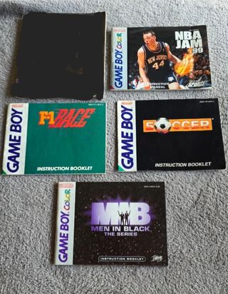 Manuales GameBoy y GameBoy Color
