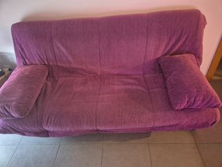 Sofá Cama Rosa/Morado