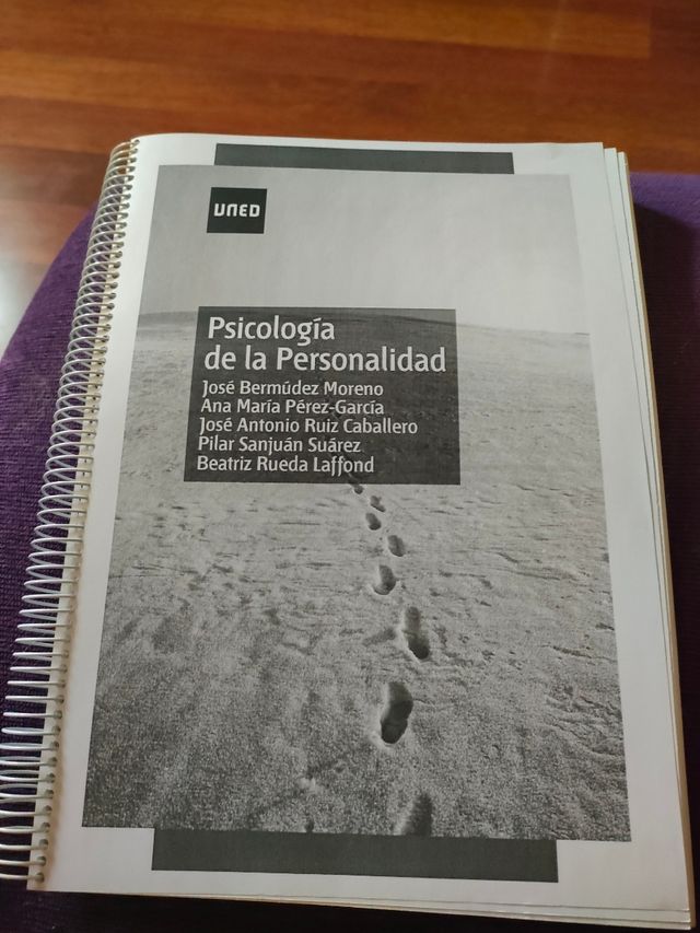 Psicología de la Personalidad UNED 