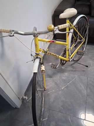 Bicicleta Peugeot Antigua Amarilla