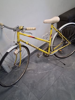 Bicicleta Peugeot Antigua Amarilla